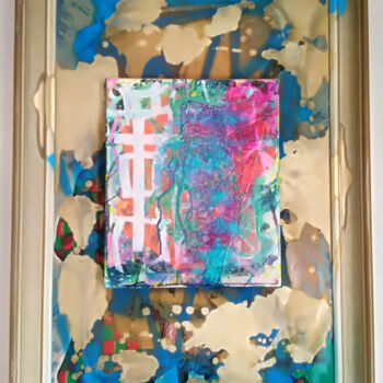 Pintura titulada "The door of hope" por Jean Philippe Desmoulins, Obra de arte original, Pluma de gel Montado en Bastidor de…