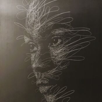 Drawing titled "Julia" by Jean-Pierre Fontes, Original Artwork, Pencil