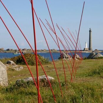 Fotografia intitolato "Phare ile Vierge" da Jean-Pierre Moreau, Opera d'arte originale