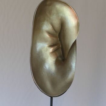 Sculpture titled "Abstraction sur L n…" by Jean Pierre Picheny, Original Artwork, Resin