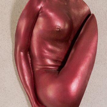 Sculptuur getiteld "Ovoïde n°3" door Jean Pierre Picheny, Origineel Kunstwerk, Hars