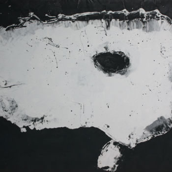 Pintura titulada "09 - perdu 2" por Jean Deslus, Obra de arte original, Otro Montado en Bastidor de camilla de madera