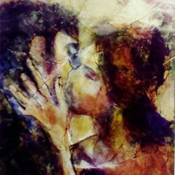 Painting titled "AIMEZ-VOUS !" by Jean-Louis Patrice, Original Artwork, Oil