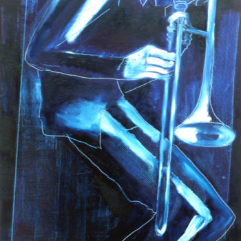 "tromboneshorty.jpg" başlıklı Tablo Jean Yves Fine tarafından, Orijinal sanat, Petrol