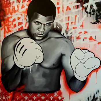 Peinture intitulée "Ali" par Jérémy Ferreira, Œuvre d'art originale, Acrylique