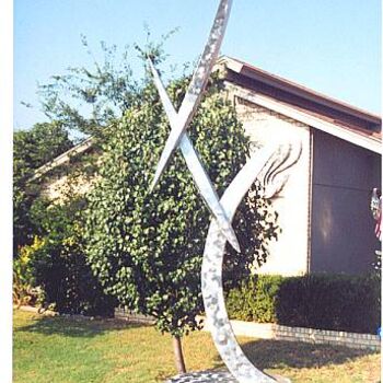 Sculpture titled "We Three" by Jerry Sanders, Original Artwork