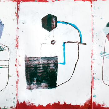 Malarstwo zatytułowany „Khartoum” autorstwa Jesus Tejedor, Oryginalna praca, Akryl