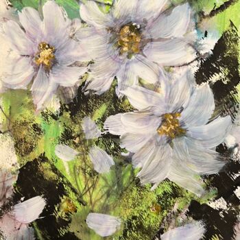 "White Petals" başlıklı Tablo Jill Correale Jill Simpson tarafından, Orijinal sanat, Akrilik