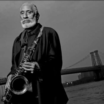 Photography titled "Sonny Rollins" by Jimmy Katz, Original Artwork, Analog photography