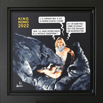 Grafika cyfrowa / sztuka generowana cyfrowo zatytułowany „King Kong 2022” autorstwa Jipedan, Oryginalna praca, Malarstwo cyf…