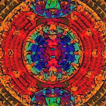 Digital Arts titled "Mandala Five" by Jack Cash Jr, Original Artwork