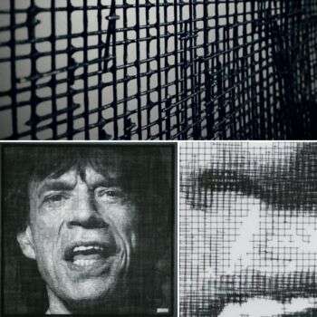 Rzeźba zatytułowany „Mick Jagger” autorstwa Jm Collell, Oryginalna praca, Metale