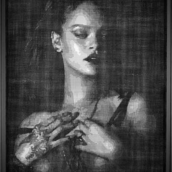 Γλυπτική με τίτλο "Rihanna" από Jm Collell, Αυθεντικά έργα τέχνης, Μέταλλα