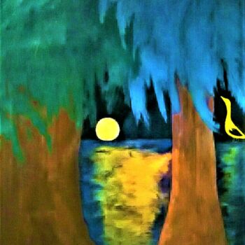 Painting titled "SENTINELS" by Jmsbell, Original Artwork, Acrylic