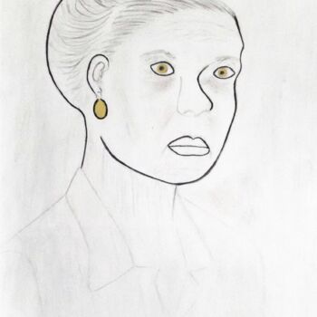 "Woman With Gold Ear…" başlıklı Resim Jmsbell tarafından, Orijinal sanat, Işaretleyici