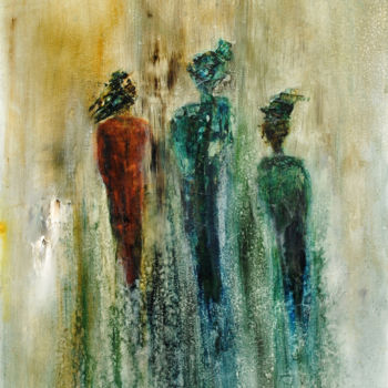 Peinture intitulée "MIRAGE" par Jo Marti, Œuvre d'art originale, Huile