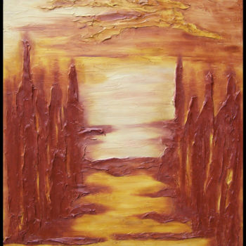 Painting titled "Enchantment II" by Jo Moore, Original Artwork, Oil