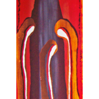 印花与版画 标题为“Anasazi: Tribunal” 由Jo Moore, 原创艺术品, 丝网印刷