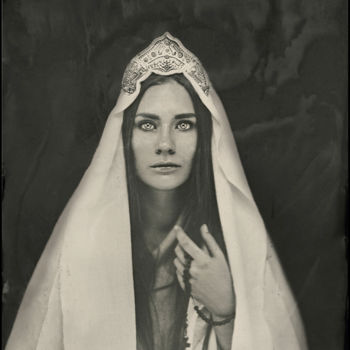 Photography titled "Madonna, wet plate…" by Joanna Borowiec, Original Artwork