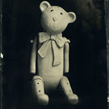 Photography titled "Teddy Bear, wet pla…" by Joanna Borowiec, Original Artwork