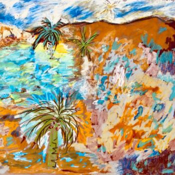"impression îles can…" başlıklı Tablo Joanna Raad tarafından, Orijinal sanat, Pastel