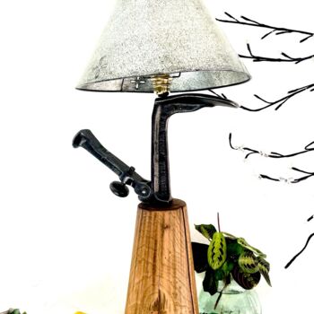 Design titled "Lampe sur table UN…" by Joel Carpentier (Ambiance d'Antan), Original Artwork, Luminaire
