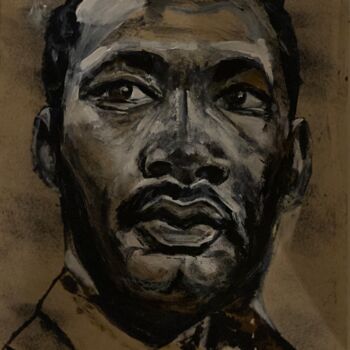 "Martin Luther king" başlıklı Tablo Joele Ardans tarafından, Orijinal sanat, Akrilik
