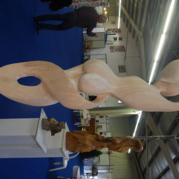 雕塑 标题为“Volupté” 由Joelle Couderc, 原创艺术品, 木