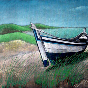 Schilderij getiteld "barco-sc.jpg" door José Mayer, Origineel Kunstwerk, Acryl