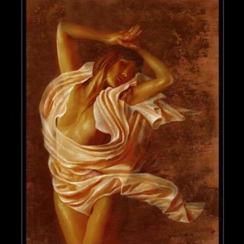 Painting titled ""Lilith of the Wind…" by John Enright, Original Artwork