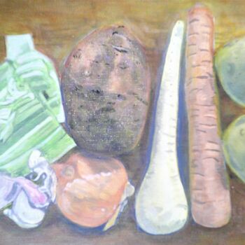 "Vegetables for Soup…" başlıklı Tablo John Ewen tarafından, Orijinal sanat, Akrilik