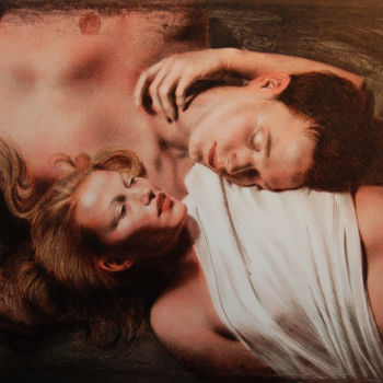 Printmaking titled "Romeo & Juliet" by Jon Bøe Paulsen, Original Artwork, Lithography