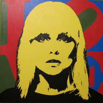 Painting titled "Blondie-Love" by Richard Jolicoeur, Original Artwork, Acrylic