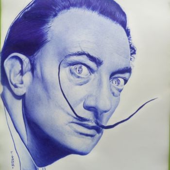 图画 标题为“Salvadore Dalí” 由José Agube, 原创艺术品, 圆珠笔