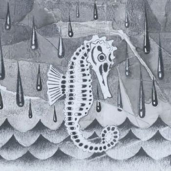 Peinture intitulée "Hasta los huesos, h…" par José Luis Montes, Œuvre d'art originale, Crayon