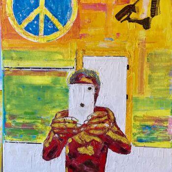 Peinture intitulée "“ Selfie “." par Jose Ramon Campomanes Alvarez, Œuvre d'art originale, Huile