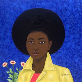 Pintura titulada "Afrolicious 2" por Joshua Salami, Obra de arte original, Oleo