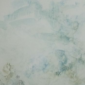 "paysage de montagne" başlıklı Tablo Patrick Jossier tarafından, Orijinal sanat, Akrilik