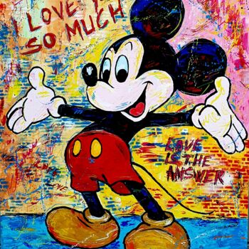 Peinture intitulée "Love you so much" par Jovanart, Œuvre d'art originale, Acrylique