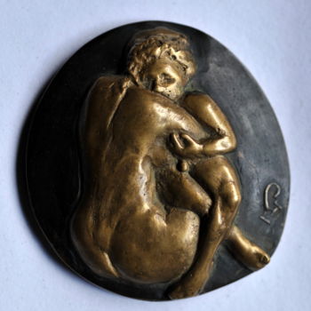 Скульптура под названием "mother-son.. bronze…" - Biro, Подлинное произведение искусства