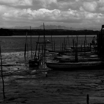 Fotografía titulada "pescaria na noite" por Jose Americo Jsilvares, Obra de arte original, Fotografía digital