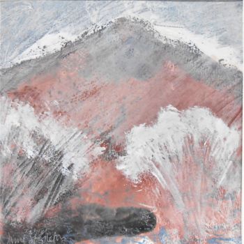 Pintura titulada "Mountain 9" por June Stapleton, Obra de arte original, Acrílico