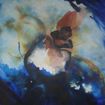 Schilderij getiteld "Light wings" door Judith Ruiz, Origineel Kunstwerk, Olie