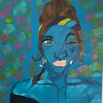 Painting titled "Victoire" by Juju, Original Artwork, Acrylic