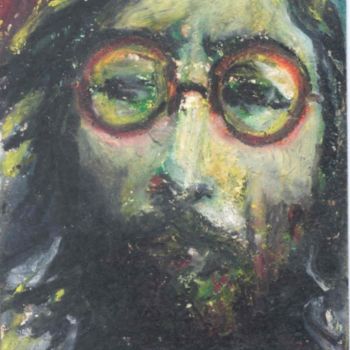 Peinture intitulée "John Lennon" par Juli Southmayd, Œuvre d'art originale