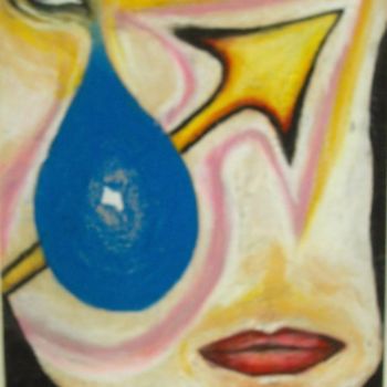 Painting titled "Tear Drop" by Juli Southmayd, Original Artwork