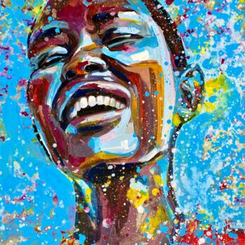 Pintura titulada "african american ar…" por Julia Brinkfrau, Obra de arte original, Acrílico