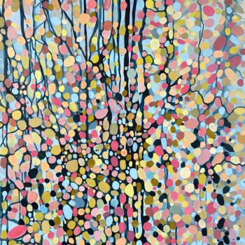 제목이 "Large abstract bota…"인 미술작품 Julia Brinkfrau로, 원작, 아크릴