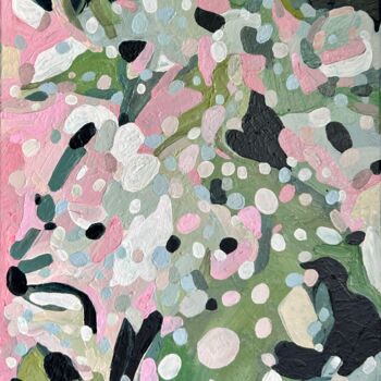 Painting titled "Large abstract bota…" by Julia Brinkfrau, Original Artwork, Acrylic