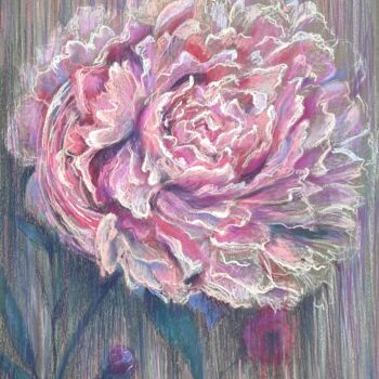 Dibujo titulada "Gorgeous" por Julia Suptel, Obra de arte original, Pastel